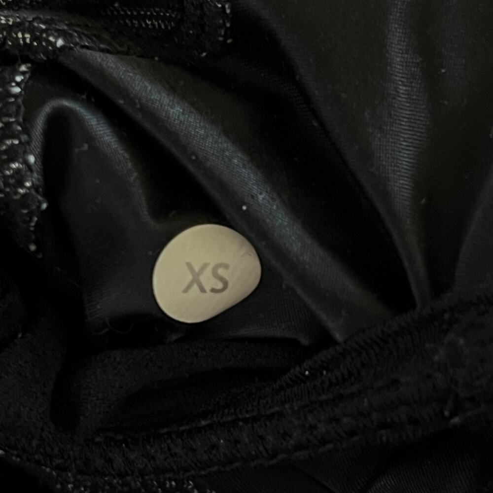 Lululemon Cocoon Car Coat Coco Pique Shine Dot Black XS - Picture 4 of 11